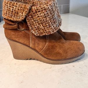 Cute wedge booties
